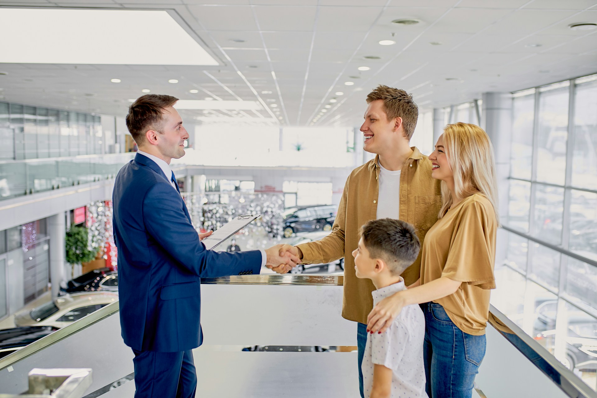 family meeting with sales rep